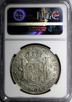 PERU  CARLOS III (1759-1788) Silver 1788 LIMA -IJ 8 Reales NGC XF45 KM# 78a(210)