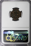 ROMAN.Diocletian AD 284-305 AE Post-Ref. Radiate Rev.Victory on Globe NGC (124)
