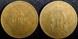 SWEDEN Oscar II 1886 5 Öre small letters Mintage- 269,000 KM# 736 (22 976)