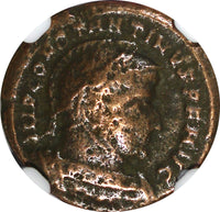 Roman Empire Constantine I AD 307-337 AE3 BI Nummus / ANGELS OF VICTORY NGC (12)
