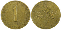 Austria Aluminum-Bronze 1972 1 Schilling KM# 2886 (21 560)