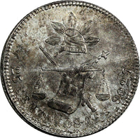 MEXICO Silver 1882 ZS S 25 Centavos Zacatecas Mint-300,000 SCARCE KM#406.9 (102)