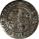 Poland Lithuania Sigismund I Silver 1512 1/2 Groschen Vilnius Mint Klim-39 .1(1)