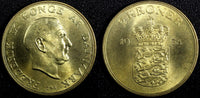 Denmark Frederik IX Aluminum-Bronze 1958 C S 2 Kroner GEM BU  KM# 838.2 (23 825)