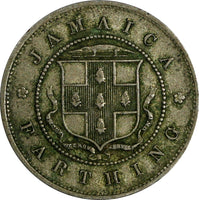 Jamaica George V Copper-nickel 1919 C Farthing Mintage-401,000 KM# 24 (18 621)
