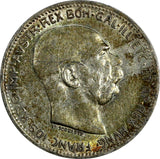 Austria Franz Joseph I Silver 1915 1 Corona High Grade Toned KM# 2820 (18 651)