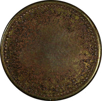 COSTA RICA Brass Coffe Token C/S F.&.N.J .Francisco & Nicolas Jimenez 20mm (47)