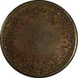 COSTA RICA Brass Coffe Token C/S F.&.N.J .Francisco & Nicolas Jimenez 20mm (47)