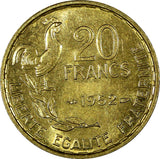France Aluminum-Bronze 1952 20 Francs 4 plumes aUNC KM# 917.1 (21 193)