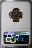 SWEDEN Oscar II Bronze 1873 LA 1 Ore NGC MS66 BN TOP GRADED BY NGC KM# 728 (041)