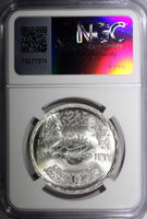 EGYPT Silver AH1397  1977 1 Pound Economic Union NGC MS66 TOP GRADED KM# 474 (3)