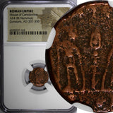 ROMAN Constans AD 337-350 AE4 BI Nummus / Army Soldiers NGC (162)
