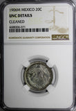 Mexico ESTADOS UNIDOS MEXICANOS 1906 M 20 Centavos NGC UNC DETAILS KM# 435