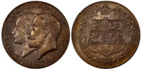 Canada Bronze 1927 Confederation Medal 25.48 mm Toned (20 527)