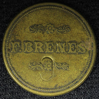 COSTA RICA Bronze Token San Rafael.F.Brenes C/S "C" 24mm 4,99 g. (23 046)