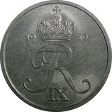 Denmark Frederik IX Zinc 1959 CS 5 Øre GEM BU KM# 843.2 (23 843)