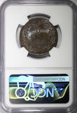 Sweden Carl XV Adolf (1859-1872) Bronze 1867 L.A.5 Öre NGC MS64  KM# 707 (015)