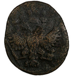 RUSSIA Elizabeth Copper 1751 Polushka Reverse Brockage .ERROR RARE KM# 187 (89)