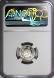 Russia Nicholas II Silver 1913 SPB 10 Kopeks NGC UNC DETAILS Y# 20a.2 (018)
