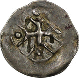 German States SCHWABISCH HALL Silver ND (1250-1300) 1 Hand Heller Saur# 1364 (4)