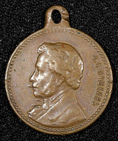 RUSSIA Bronze Medal ,Jeton A.S. PUSHKIN  100 Years of Birth  May 26, 1899 (627)
