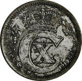DENMARK Iron 1919 5 Ore WWI Issue 1 YEAR TYPE SCARCE KM# 814.2a (14 017)