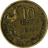 France Aluminum-Bronze 1953 10 Francs KM# 915.1 (18 087)