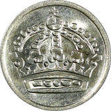 Sweden Gustaf VI SILVER 1956 10 Öre UNC  KM# 823 (22 093)