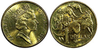 Australia Elizabeth II Aluminum-Bronze 1994 1 Dollar $1.00  GEM BU KM# 84 (517)