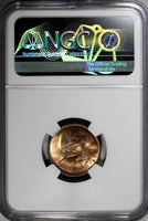 IRELAND Republic Bronze 1959 Farthing Mint-192,000 NGC MS65 RD RED! KM# 9 (003)