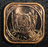 Suriname 1988 (B) 5 Cents GEM BU KM# 12.1b (23 638)