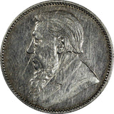 South Africa Johannes Paulus Kruger Silver 1897 1 Shilling KM# 5 (19 502)
