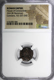 ROMAN Constans AD 337-350  AE4 BI Nummus / Army Soldiers NGC (084)