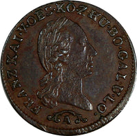 Austria Franz I Copper 1812 A 1/4 Kreuzer XF Condition KM# 2106 (17 641)