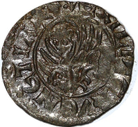 Republic of Venice Silver Antonio Venier (1382-1400) 1 Tornesello Toned Paol# 7
