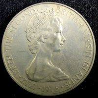 British Virgin Islands Elizabeth II 1975 50 Cents KM# 5 (22 982)