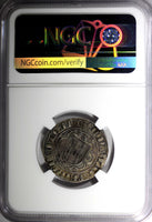 ITALY Kingdom of Sicily Frederic IV (1355-1377) 1 Pierreale NGC AU50 MIR#194(5)