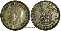 Great Britain George V (1910-1936) Silver 1926 6 Pence KM# 828 (15 384)