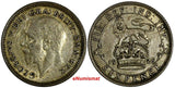 Great Britain George V (1910-1936) Silver 1926 6 Pence KM# 828 (15 384)