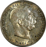 Austria Franz Joseph I Silver 1913 1 Corona High Grade Toned KM# 2820 (18 650)
