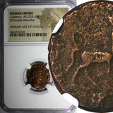 ROMAN.Gallienus AD 253-268  BI Double-Denarius / Rev. Centaur  NGC (45)