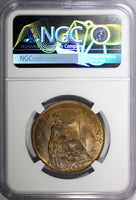 Great Britain George V Bronze 1920 1 Penny NGC MS66 BN TOP GRADED KM# 810 (35)