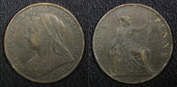 Great Britain Victoria Bronze 1898 1 Penny 30.8 mm  KM# 790 (22 508)