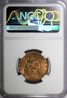 Great Britain Victoria Bronze 1901 1/2 Penny NGC MS65 BN TOP GRADED KM# 789 (37)