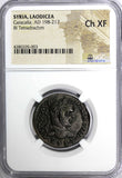 SYRIA  LAODICEA Caracalla; AD 198-217 BI Tetradrachm  NGC Ch XF Rev.Eagle (003)