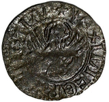 VENICE Silver Antonio Venier (1382-1400) 1 Tornesello Toned Paol# 7 (15 192)