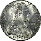 Austria Maria Theresia Silver 1967 25 Schilling UNC  KM# 2901 (19 034)