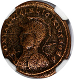 ROMAN Licinius II as CAESAR AD 317-324 BI NUMMUS /JUPITER w Victory EAGLE NGC(2)