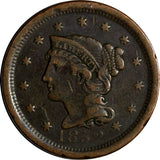 US Copper 1852 Braided Hair Large Cent 1 c. (17 001)