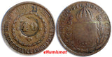 Brazil 1830 R 40 REIS Countermark on 80 Reis of Pedro I SCARCE KM# 444.1 (3746)